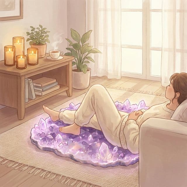 Self-Care im Alltag: Deine tägliche Kraftquelle auf der Kristallmatte