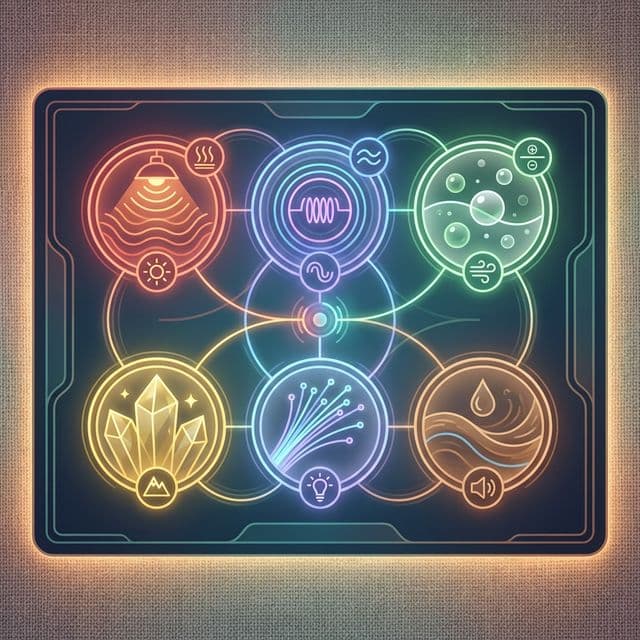 Die 6 Säulen deiner Kristallmatte: Modernste Technologie für deine Tiefenentspannung